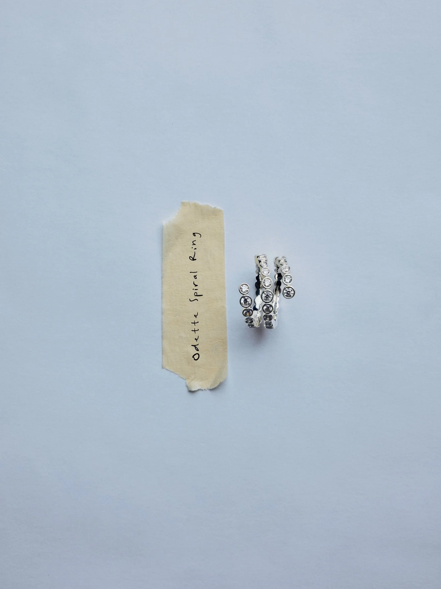 【関税送料込】RAGBAG Odetteスパイラル クリスタルリング** RAGBAG Odette Spiral Ring — MILI